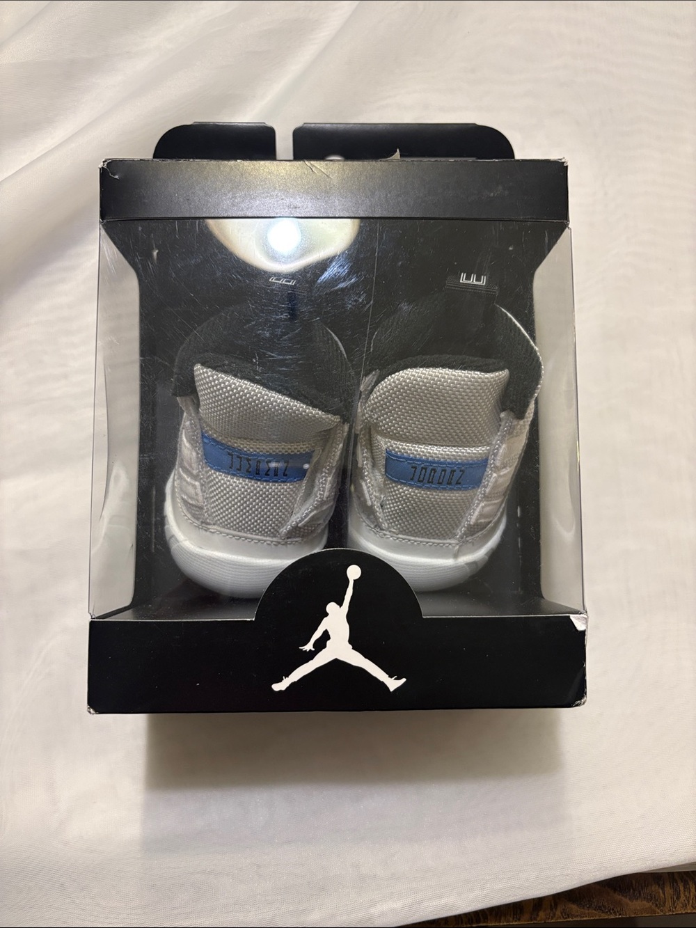 Jordan 11 Legend Blue Crib Bootie